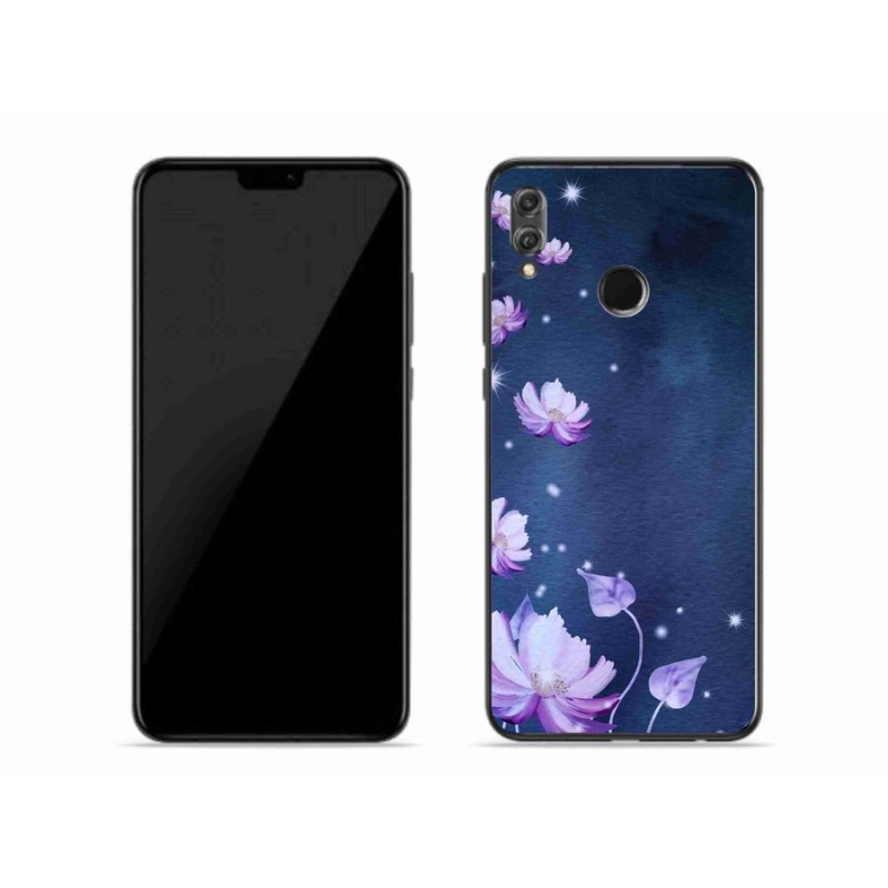 Gelový obal mmCase na mobil Honor 8X - padající květy