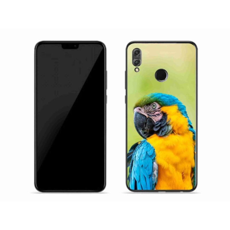 Gelový obal mmCase na mobil Honor 8X - papoušek ara 2
