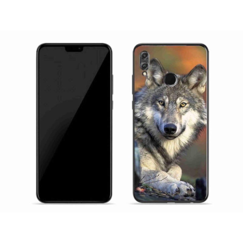 Gelový obal mmCase na mobil Honor 8X - vlk