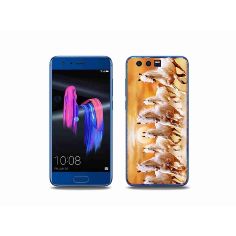 Gelový obal mmCase na mobil Honor 9 - koně 2