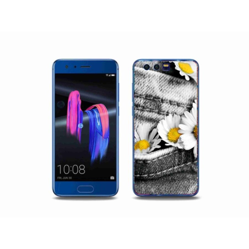 Gelový obal mmCase na mobil Honor 9 - kopretiny