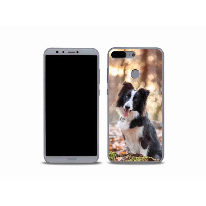 Gelový obal mmCase na mobil Honor 9 Lite - border kolie 1