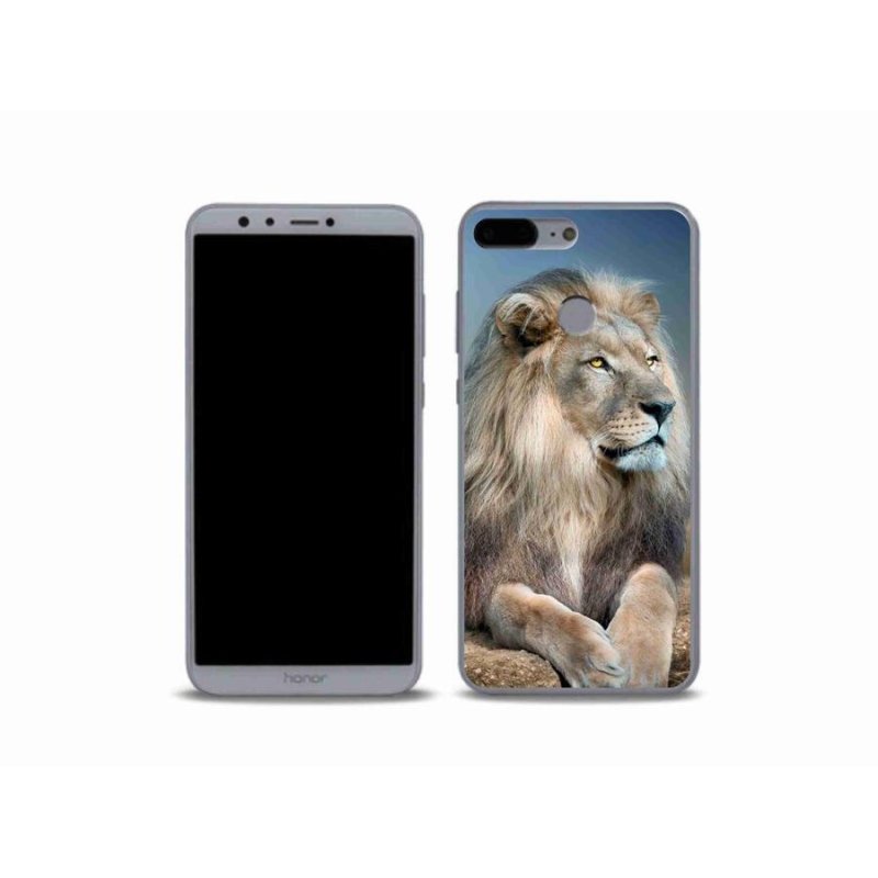 Gelový obal mmCase na mobil Honor 9 Lite - lev 1