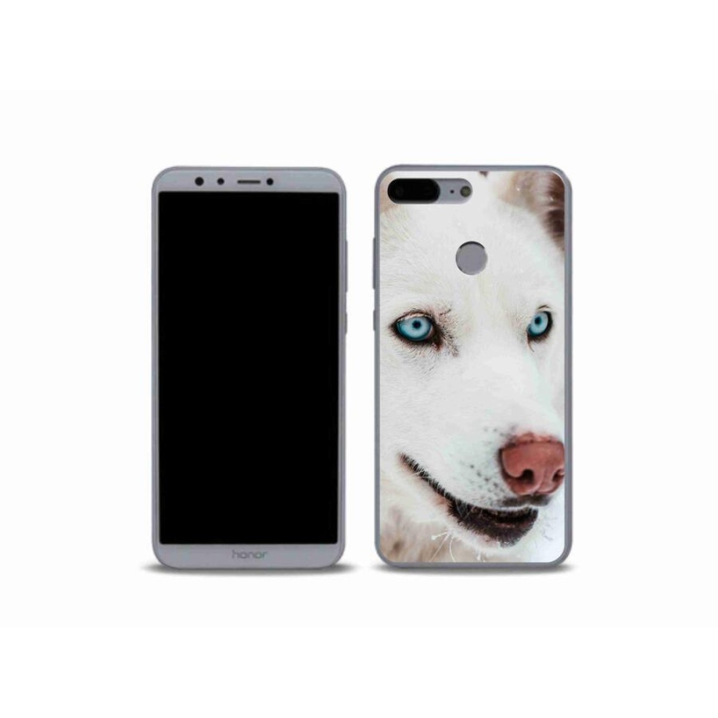 Gelový obal mmCase na mobil Honor 9 Lite - psí pohled