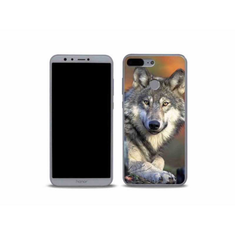 Gelový obal mmCase na mobil Honor 9 Lite - vlk