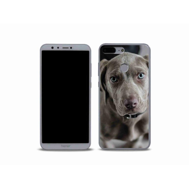 Gelový obal mmCase na mobil Honor 9 Lite - výmarský ohař
