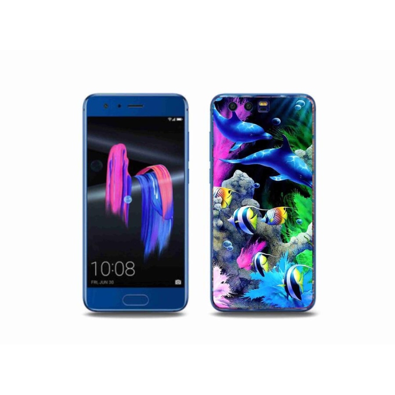 Gelový obal mmCase na mobil Honor 9 - mořský svět