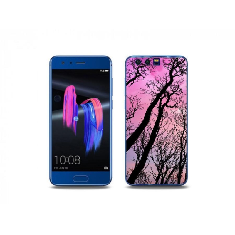Gelový obal mmCase na mobil Honor 9 - opadané stromy
