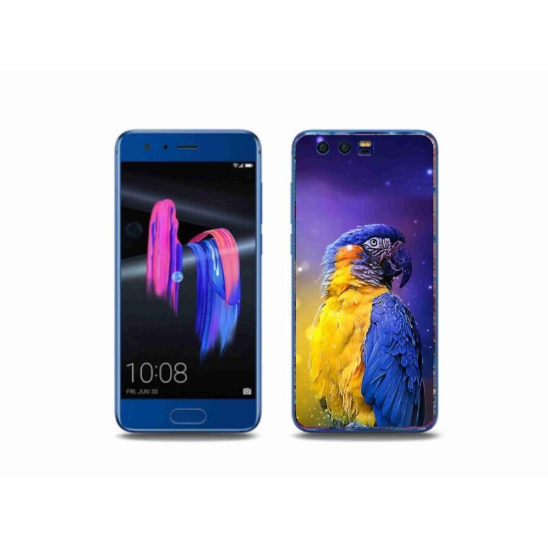 Gelový obal mmCase na mobil Honor 9 - papoušek ara 1