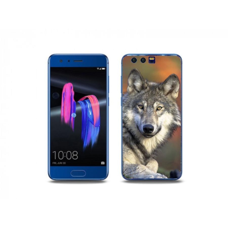 Gelový obal mmCase na mobil Honor 9  - vlk