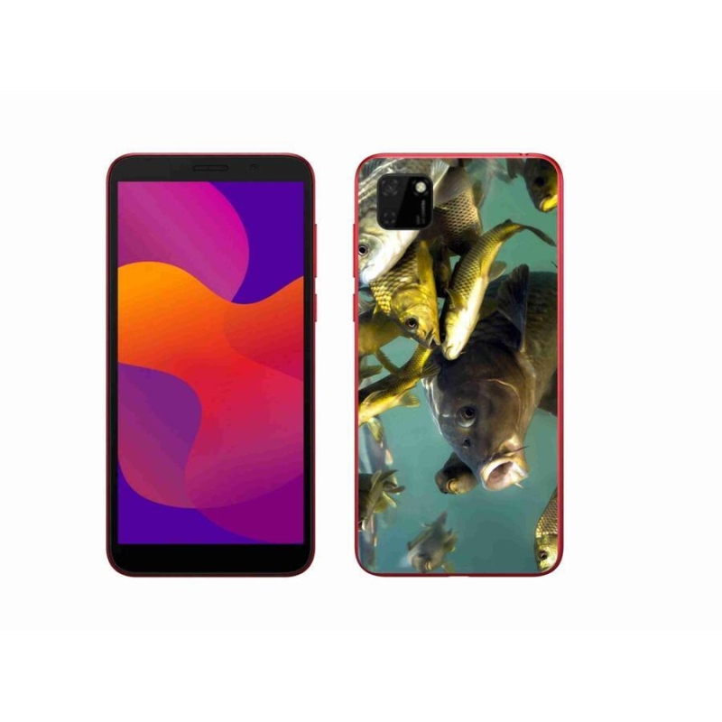 Gelový obal mmCase na mobil Honor 9S - hejno ryb