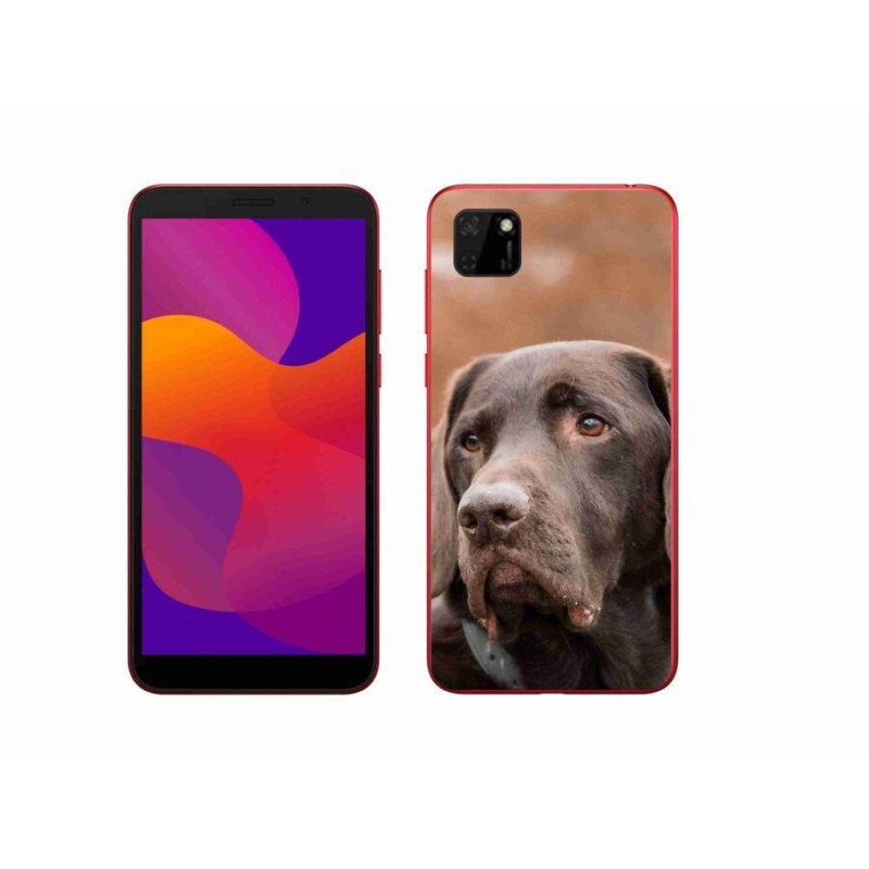 Gelový obal mmCase na mobil Honor 9S - hnědý labrador