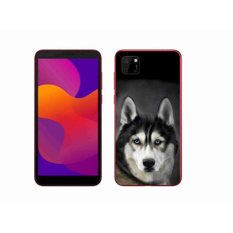 Gelový obal mmCase na mobil Honor 9S - husky