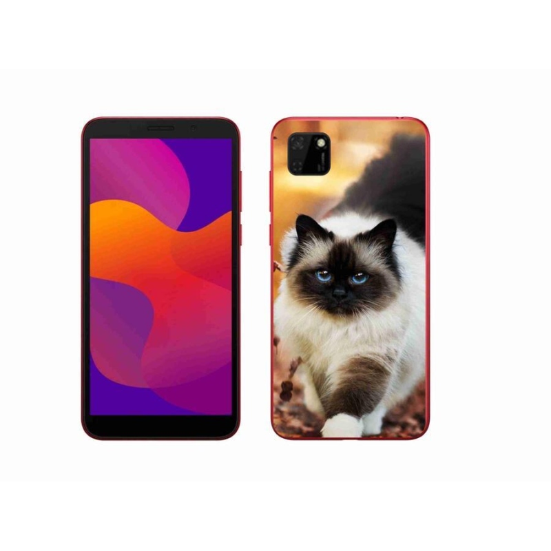 Gelový obal mmCase na mobil Honor 9S - kočka 1