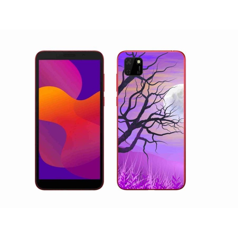 Gelový obal mmCase na mobil Honor 9S - kreslený opadaný strom