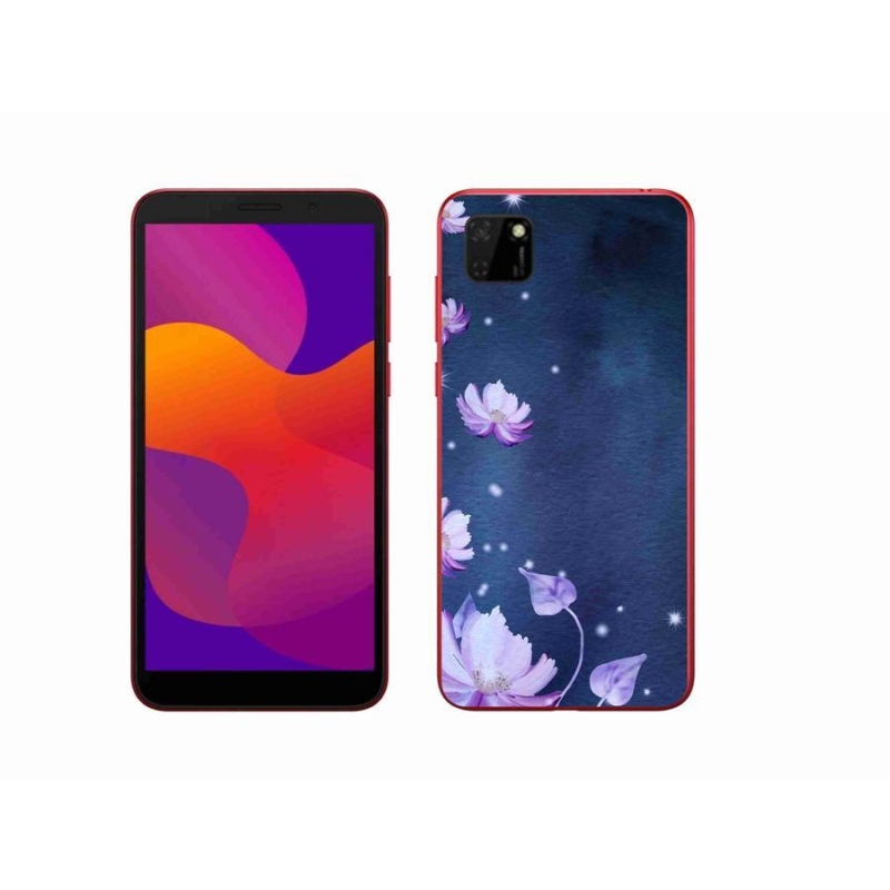 Gelový obal mmCase na mobil Honor 9S - padající květy