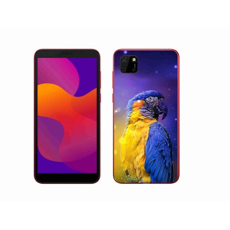 Gelový obal mmCase na mobil Honor 9S - papoušek ara 1