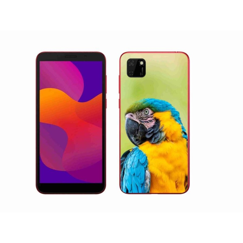 Gelový obal mmCase na mobil Honor 9S - papoušek ara 2