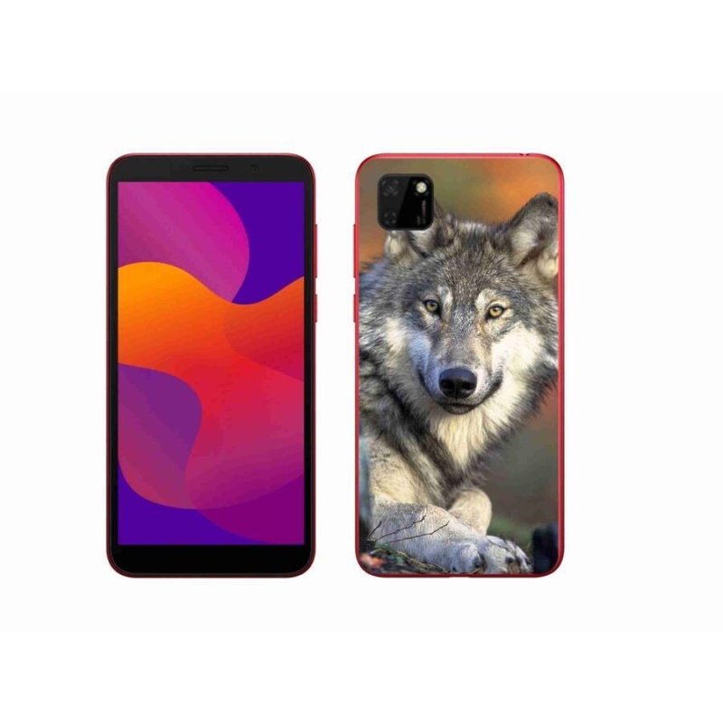 Gelový obal mmCase na mobil Honor 9S - vlk