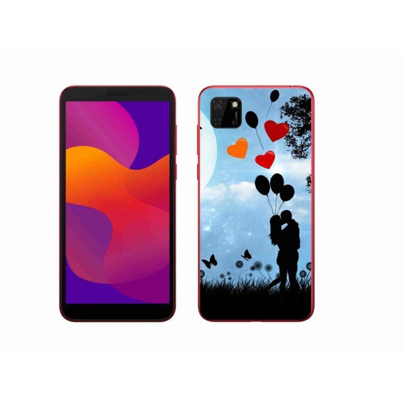 Gelový obal mmCase na mobil Honor 9S - zamilovaný pár