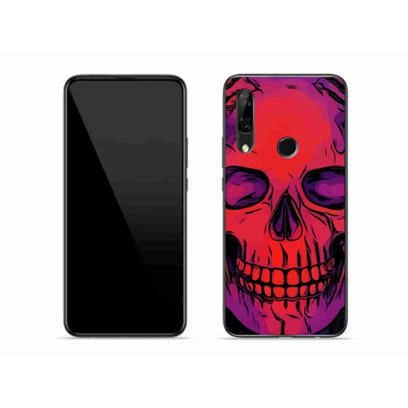 Gelový obal mmCase na mobil Honor 9X - lebka