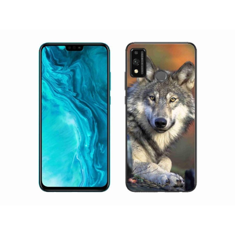 Gelový obal mmCase na mobil Honor 9X Lite - vlk