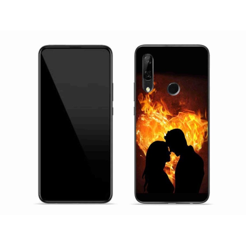 Gelový obal mmCase na mobil Honor 9X - ohnivá láska