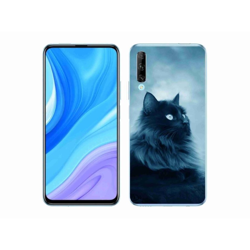 Gelový obal mmCase na mobil Honor 9X Pro - černá kočka 1