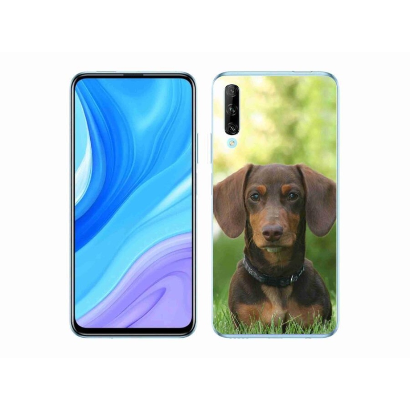 Gelový obal mmCase na mobil Honor 9X Pro - hnědý jezevčík
