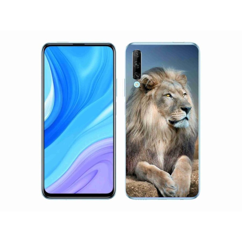 Gelový obal mmCase na mobil Honor 9X Pro - lev 1