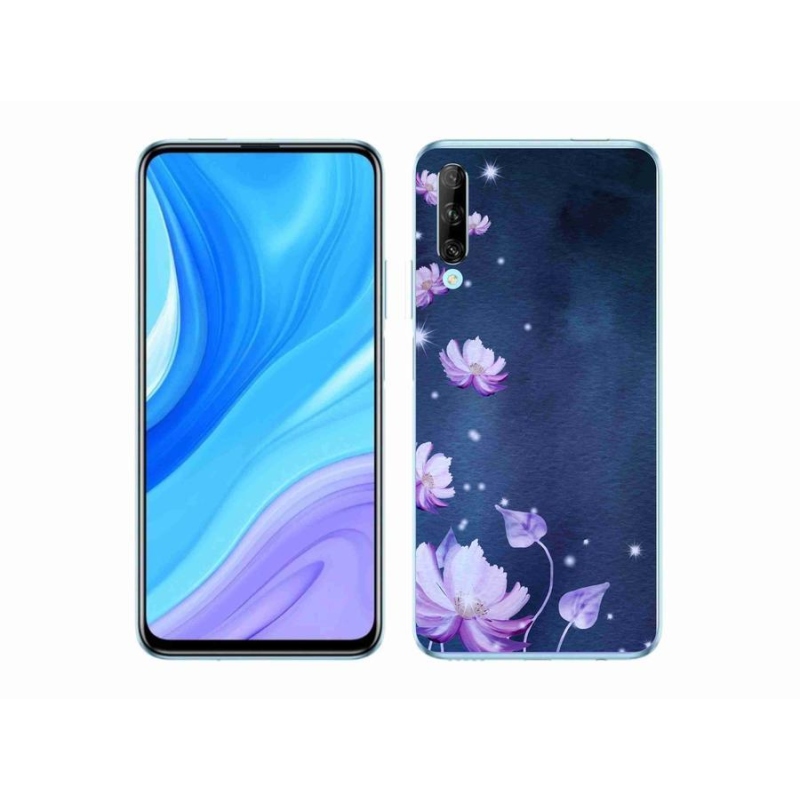 Gelový obal mmCase na mobil Honor 9X Pro - padající květy