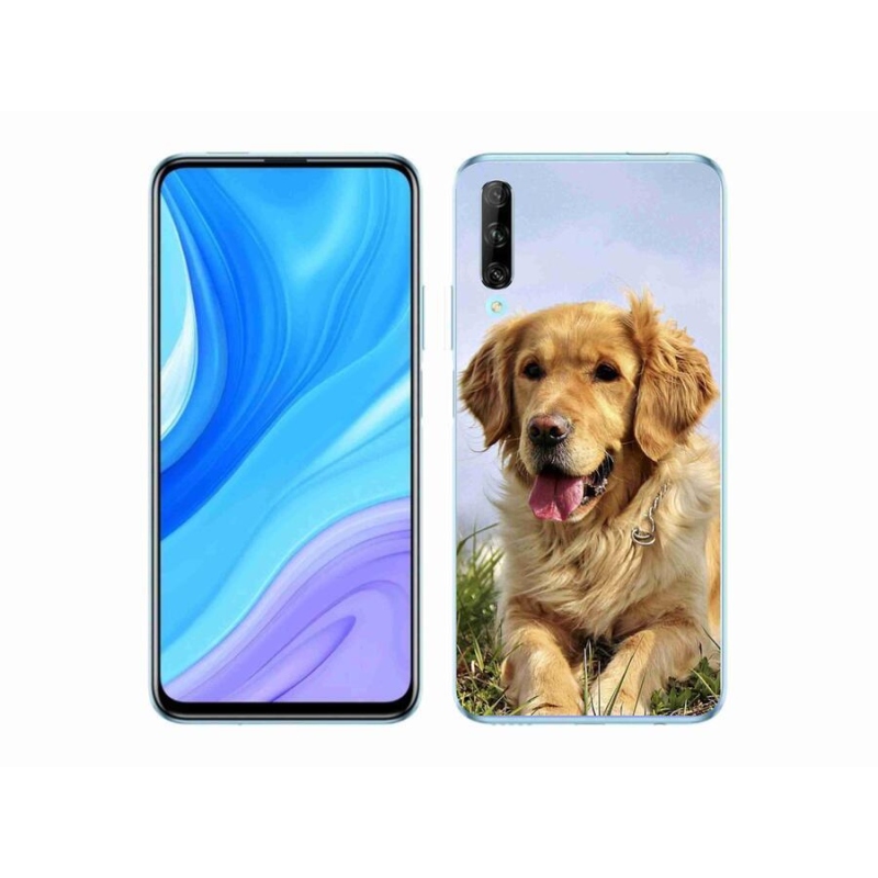 Gelový obal mmCase na mobil Honor 9X Pro - zlatý retrívr