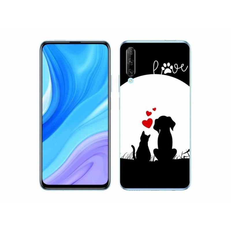 Gelový obal mmCase na mobil Honor 9X Pro - zvířecí láska
