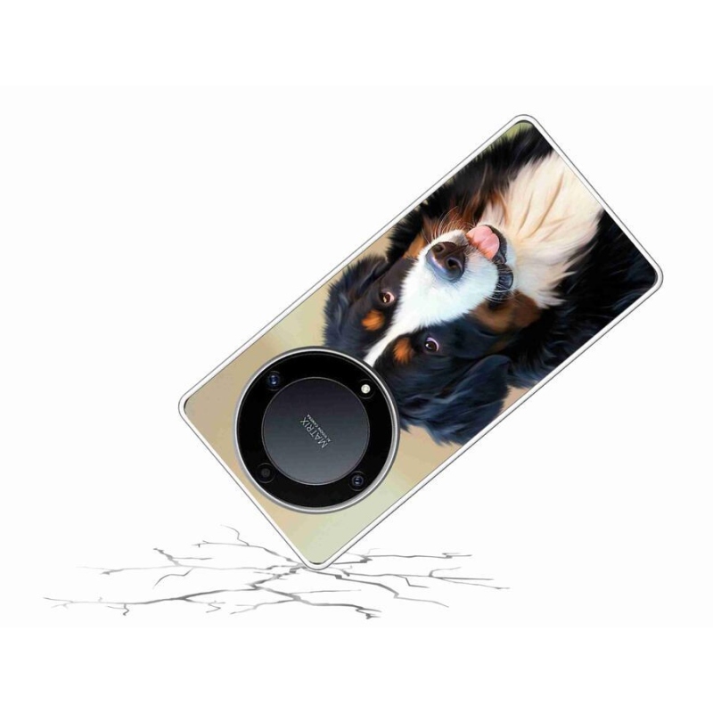 Gelový obal mmCase na mobil Honor Magic 5 Lite 5G - bernský salašnický pes