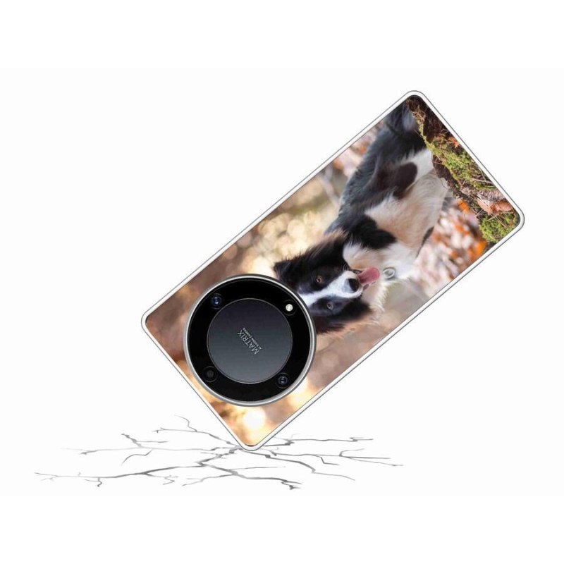 Gelový obal mmCase na mobil Honor Magic 5 Lite 5G - border kolie 1