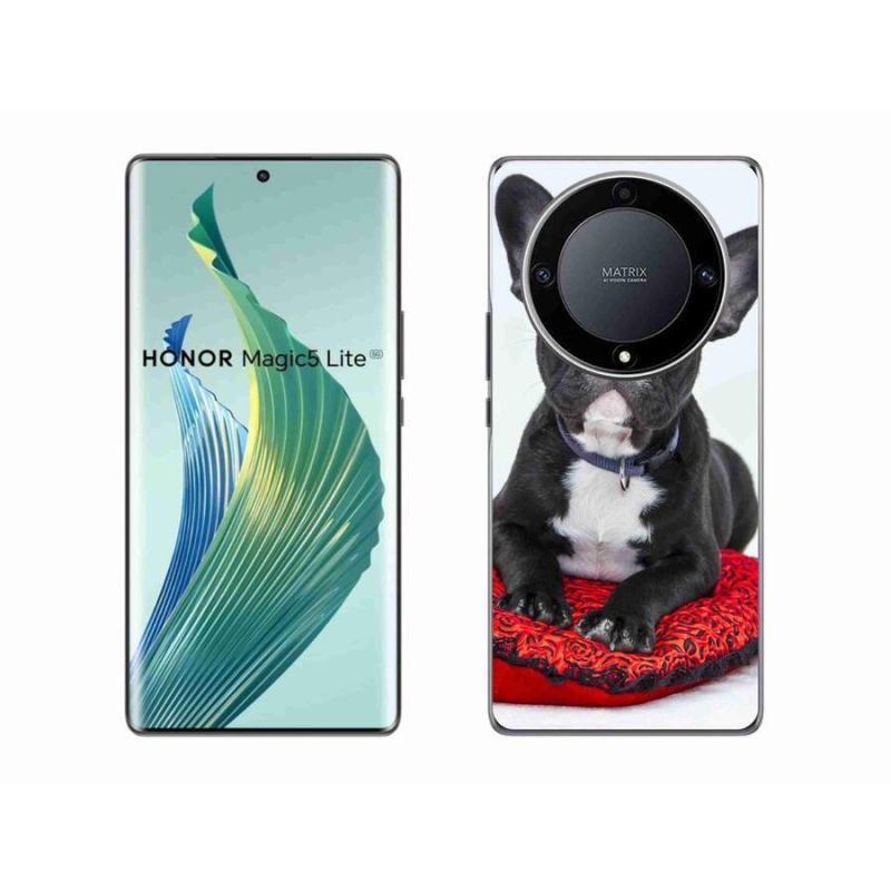 Gelový obal mmCase na mobil Honor Magic 5 Lite 5G - buldok
