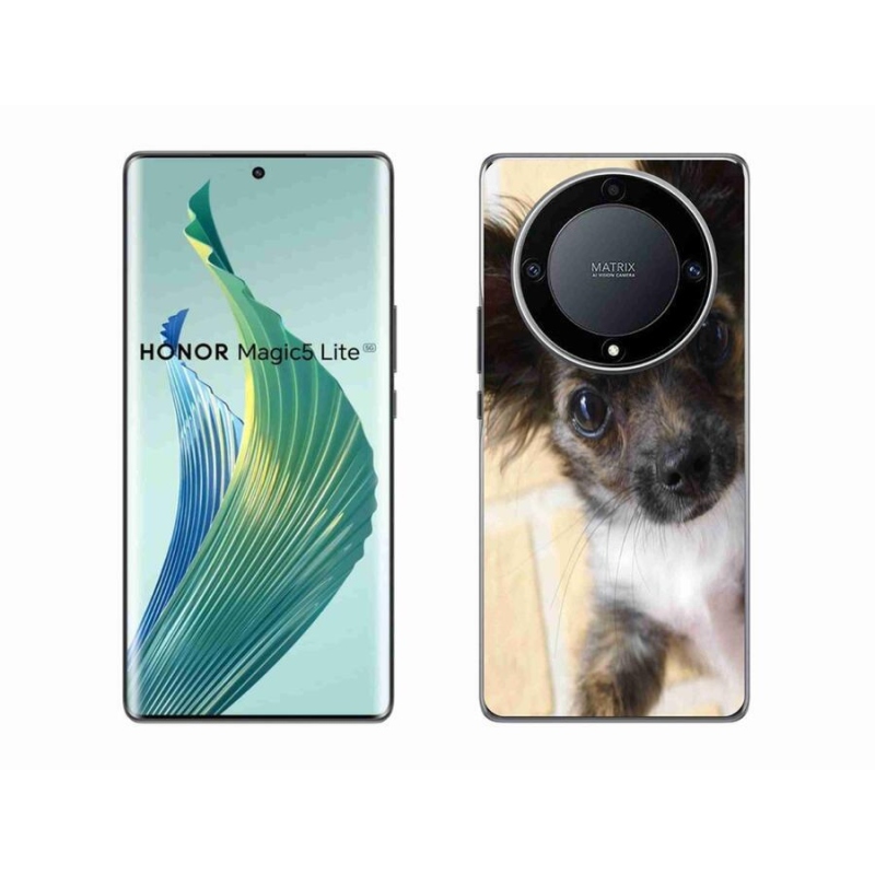 Gelový obal mmCase na mobil Honor Magic 5 Lite 5G - čivava 2