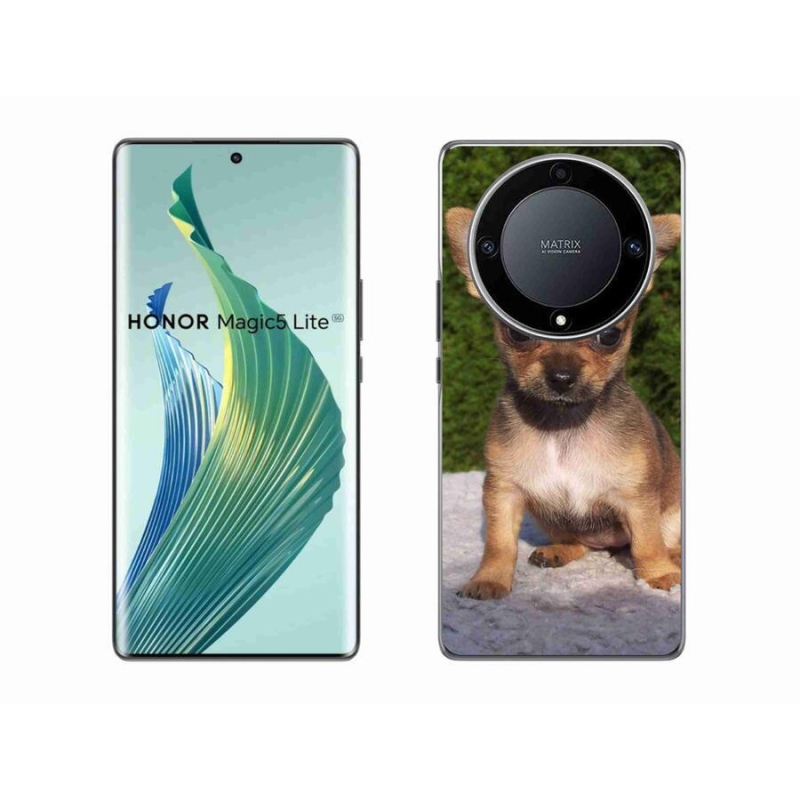 Gelový obal mmCase na mobil Honor Magic 5 Lite 5G - čivava 3