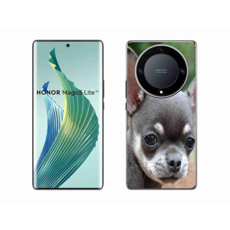 Gelový obal mmCase na mobil Honor Magic 5 Lite 5G - čivava