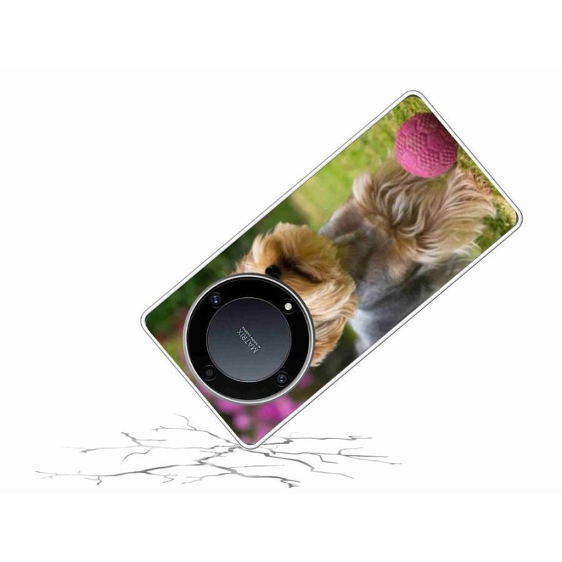 Gelový obal mmCase na mobil Honor Magic 5 Lite 5G - jorkšír 4
