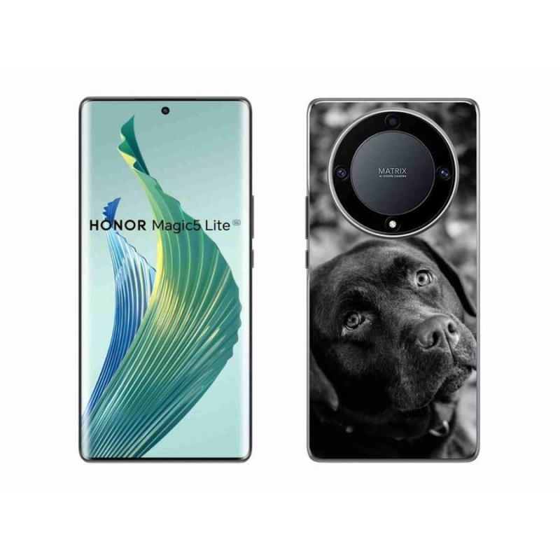 Gelový obal mmCase na mobil Honor Magic 5 Lite 5G - labrador