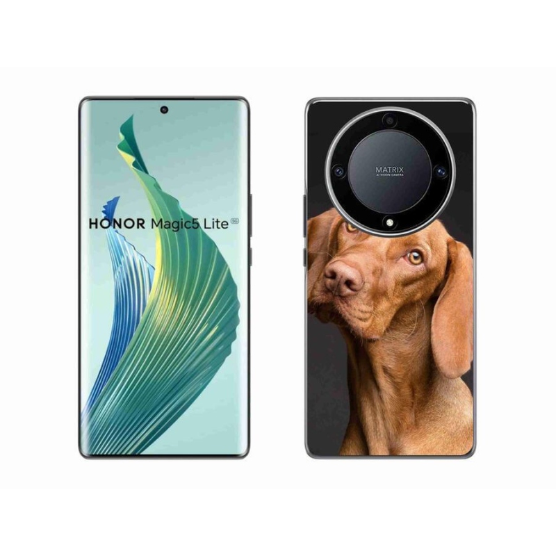 Gelový obal mmCase na mobil Honor Magic 5 Lite 5G - maďarský ohař