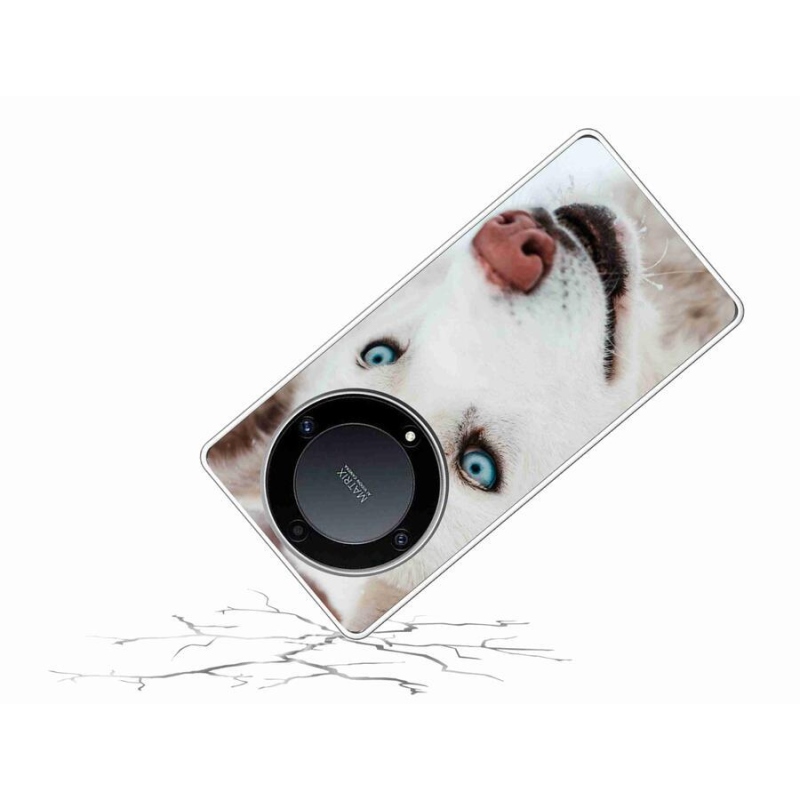 Gelový obal mmCase na mobil Honor Magic 5 Lite 5G - psí pohled