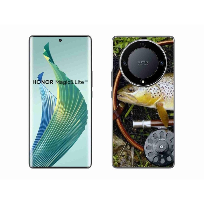 Gelový obal mmCase na mobil Honor Magic 5 Lite 5G - pstruh 2