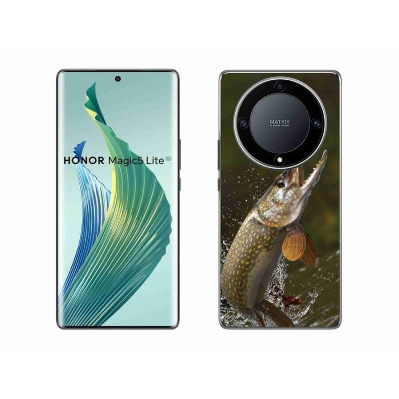 Gelový obal mmCase na mobil Honor Magic 5 Lite 5G - štika