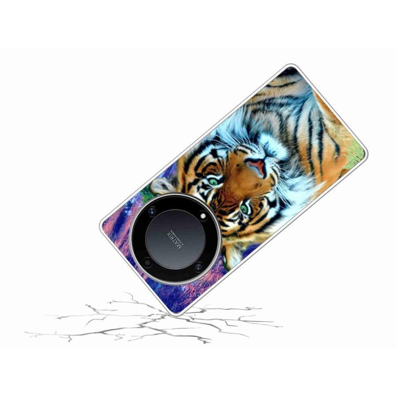 Gelový obal mmCase na mobil Honor Magic 5 Lite 5G - tygr