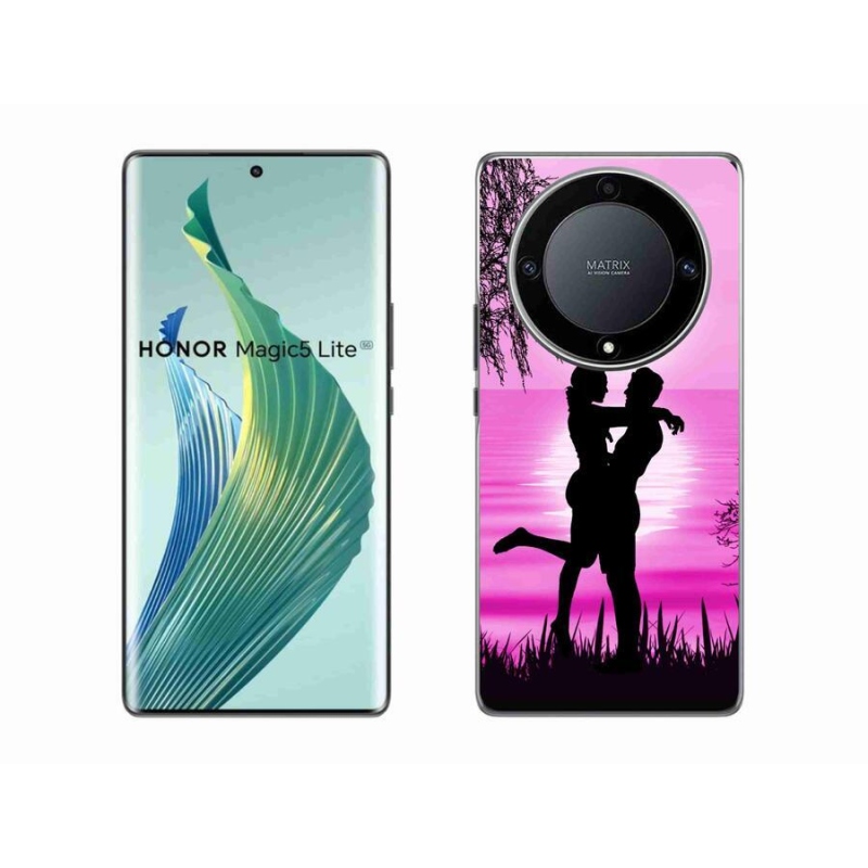 Gelový obal mmCase na mobil Honor Magic 5 Lite 5G - západ slunce