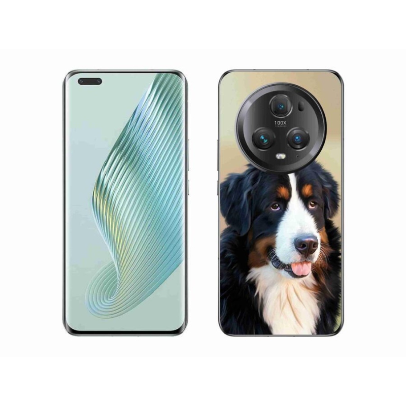 Gelový obal mmCase na mobil Honor Magic 5 Pro 5G - bernský salašnický pes