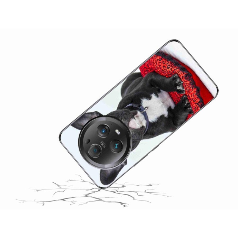 Gelový obal mmCase na mobil Honor Magic 5 Pro 5G - buldok