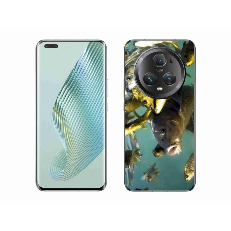 Gelový obal mmCase na mobil Honor Magic 5 Pro 5G - hejno ryb